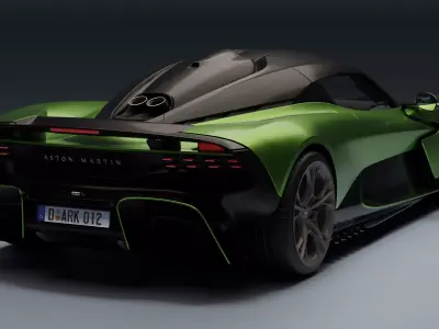 Aston Martin Valhalla Low-poly 3D model