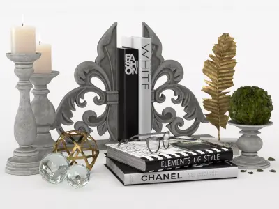 Decorative Set 01 3D model