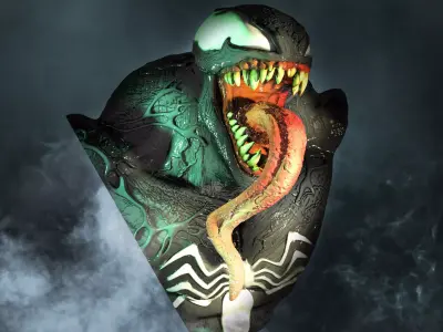 Venom 3D print model