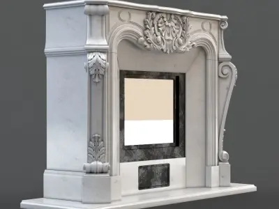 Fireplace Gusar 3D print model