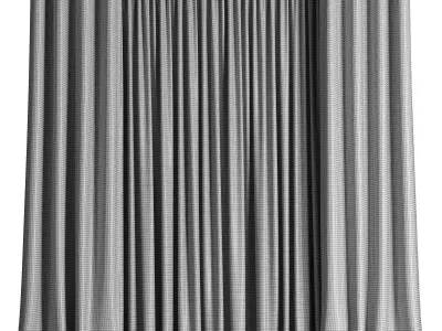 Curtain 3D model 3