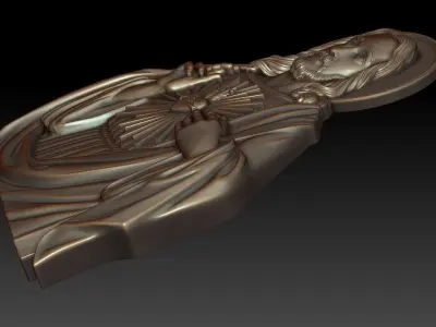 Sacred Heart of Jesus 3D print model