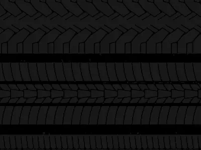 Car Wheel with Materials 3D model
