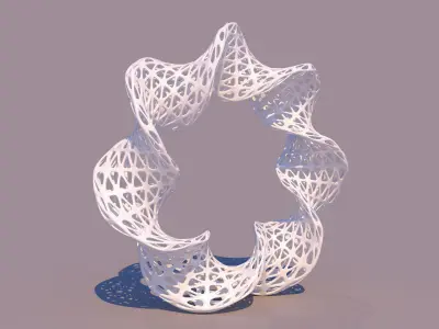 0111 - Organic Shape 3D model