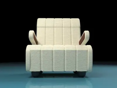 Armchair Barbosa Free 3D model