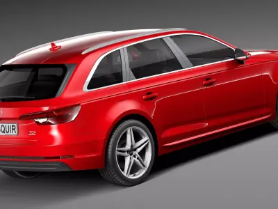 Audi A4 Avant 2016 3D model