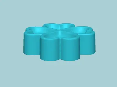 Manju Stamp 10 - Japanese Sweet Mold Traditional Decoration 3D print model