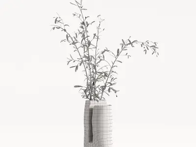 Decorative bouquet set 13 3D model