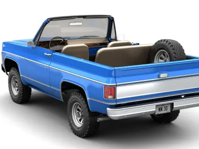 GENERIC CONVERTIBLE SUV 12  3D model