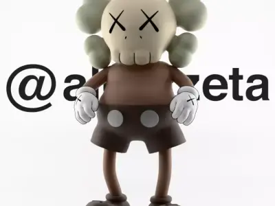 Kaws Bounty Hunters Textured Low-poly 3D model