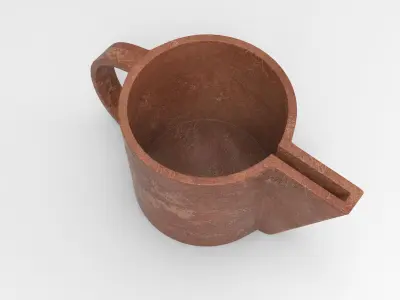 Puhy Plant Pot Low-poly 3D model