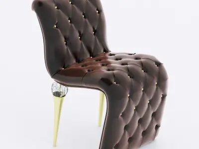 JC Passion Chocolat Chair 3D model