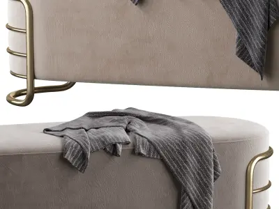 Bench Porus Studio by Radiantdetail SA 2020 EERO 3D model