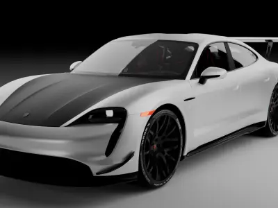 2020 Porsche Taycan Turbo S Sport Edition 3D model