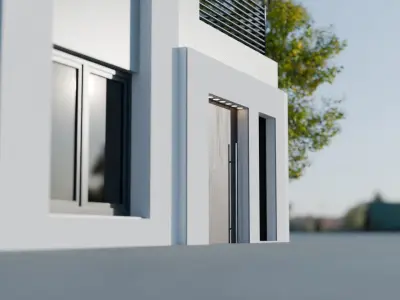 Modern villa 3D model