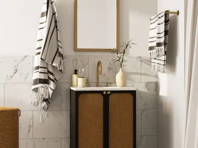 Bathroom interior 3D model