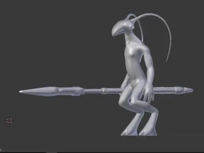 Zoid Creature Free low-poly 3D model