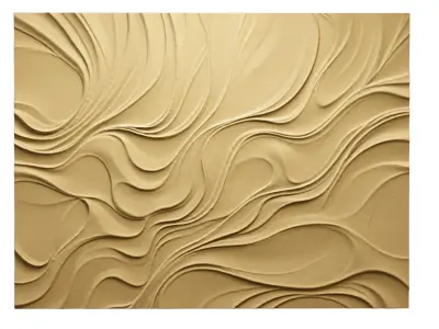modern panel wall decor set relief stl mural CNC 185 3D model
