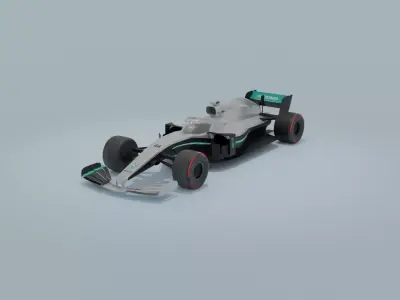 Mercedes amg f1 w10 3D model