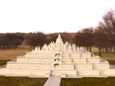 Borobudur Temple 3D model
