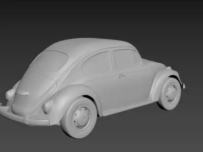 Volkswagen Beetle 1967  3D print model