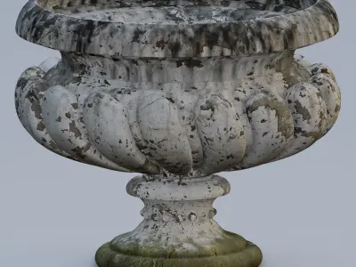 Garden urn planter01 3D model