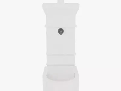 Drinking fountain Low-poly 3D model