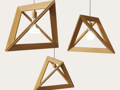 Lampenrahmen Herr Mandel Lamp 3D model