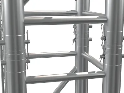 Box Truss 3m x 4m 3D model