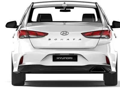 Hyundai Sonata 2018 3D model