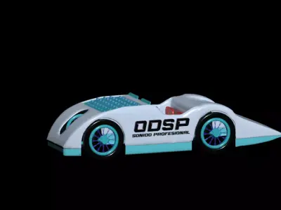 Coche editable 3D model
