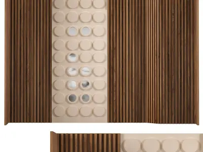 Decor pattern of squares 3D model