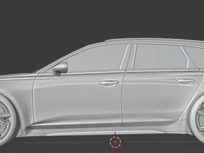 Audi RS 6 Avant Applied 3D model