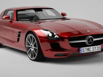 Mercedece benz sls AMG 3d model 3D model