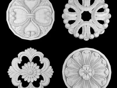 Rosettes 15 3D model