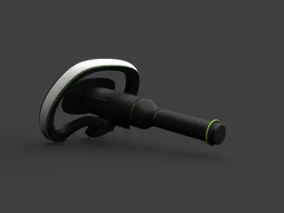 Steering concept 3D model