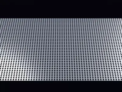 Perforated panel with 35 percent opening 25O53 3D model