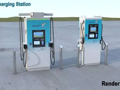 ZEST Charging Station 3D model