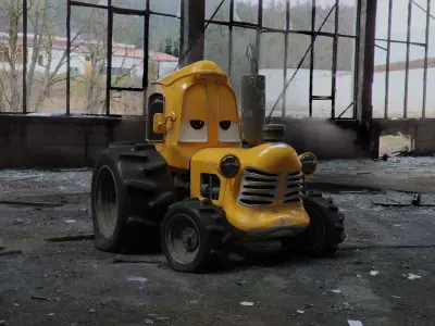 Tractor Cartoon 3D model