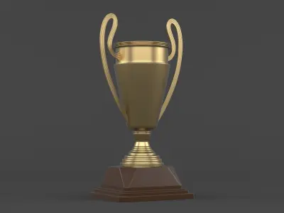 Trophy Cup 3D model 25