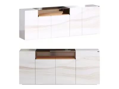 glass sideboard 3D model