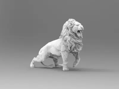 lion  2 3D model
