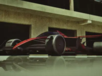 Formula 1 2024 Concept Car Low-poly 3D model