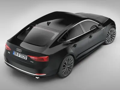 Audi A5 Sportback 2017 3D model