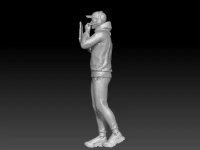nfl coach man 1 3D print model