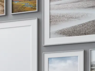 Photo Frames Set  100 3D model