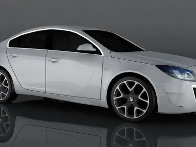 Vauxhall Insignia Low-poly 3D model