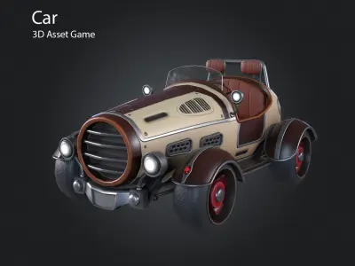 Car V1 Low-poly 3D model