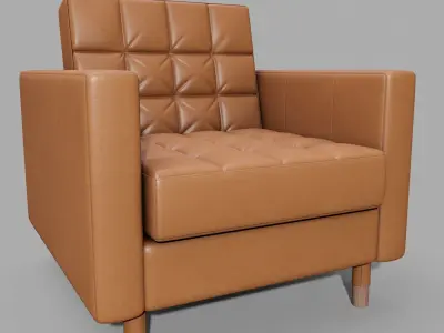 Morabo Armchair Low-poly 3D model