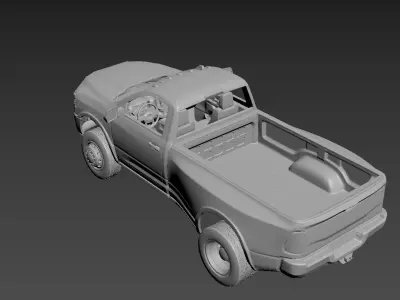 Dodge Ram 3500 2020 Regular Cab 3D print model